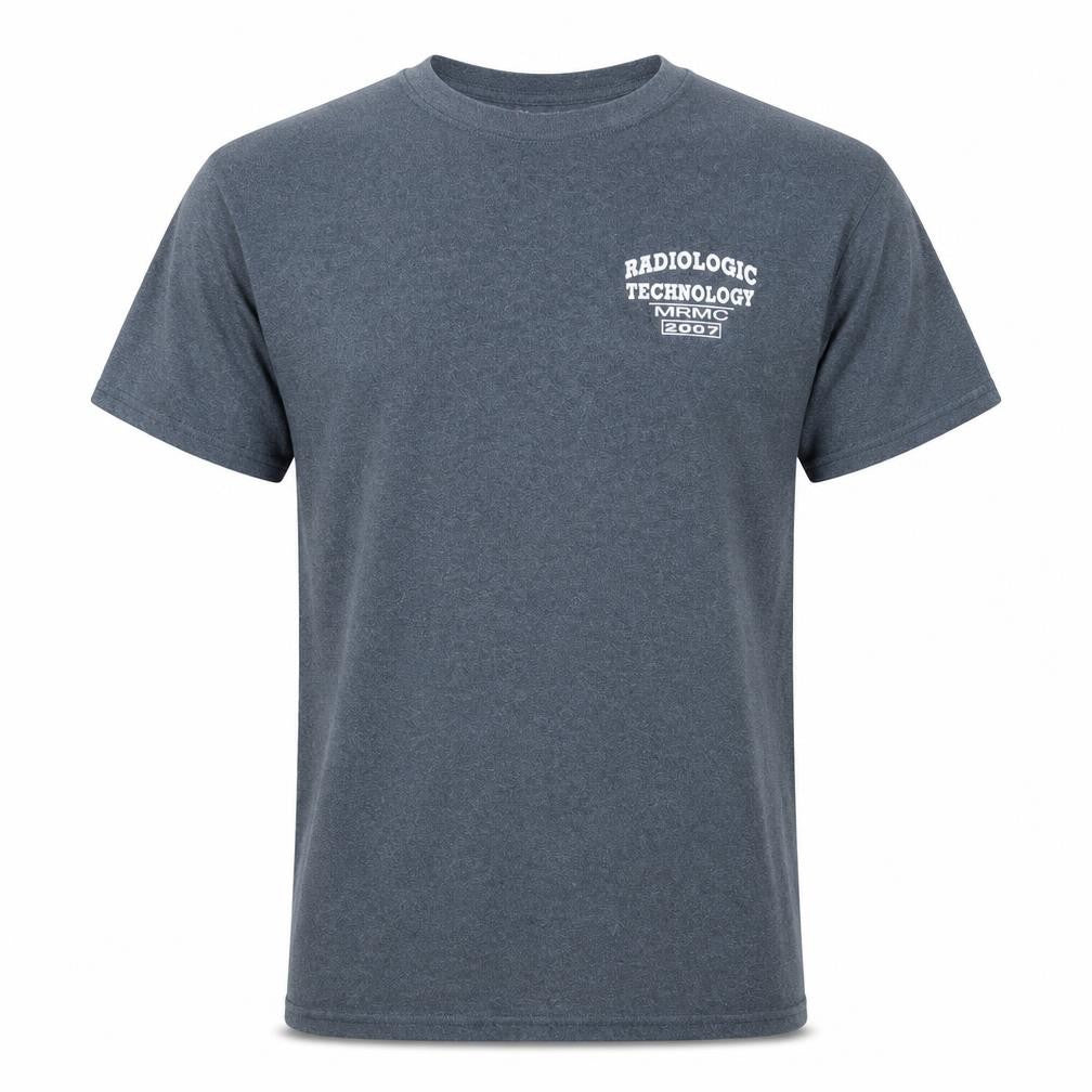Front view of Champion Men's Grey Radiologic Technology Graphic T-Shirt, size L