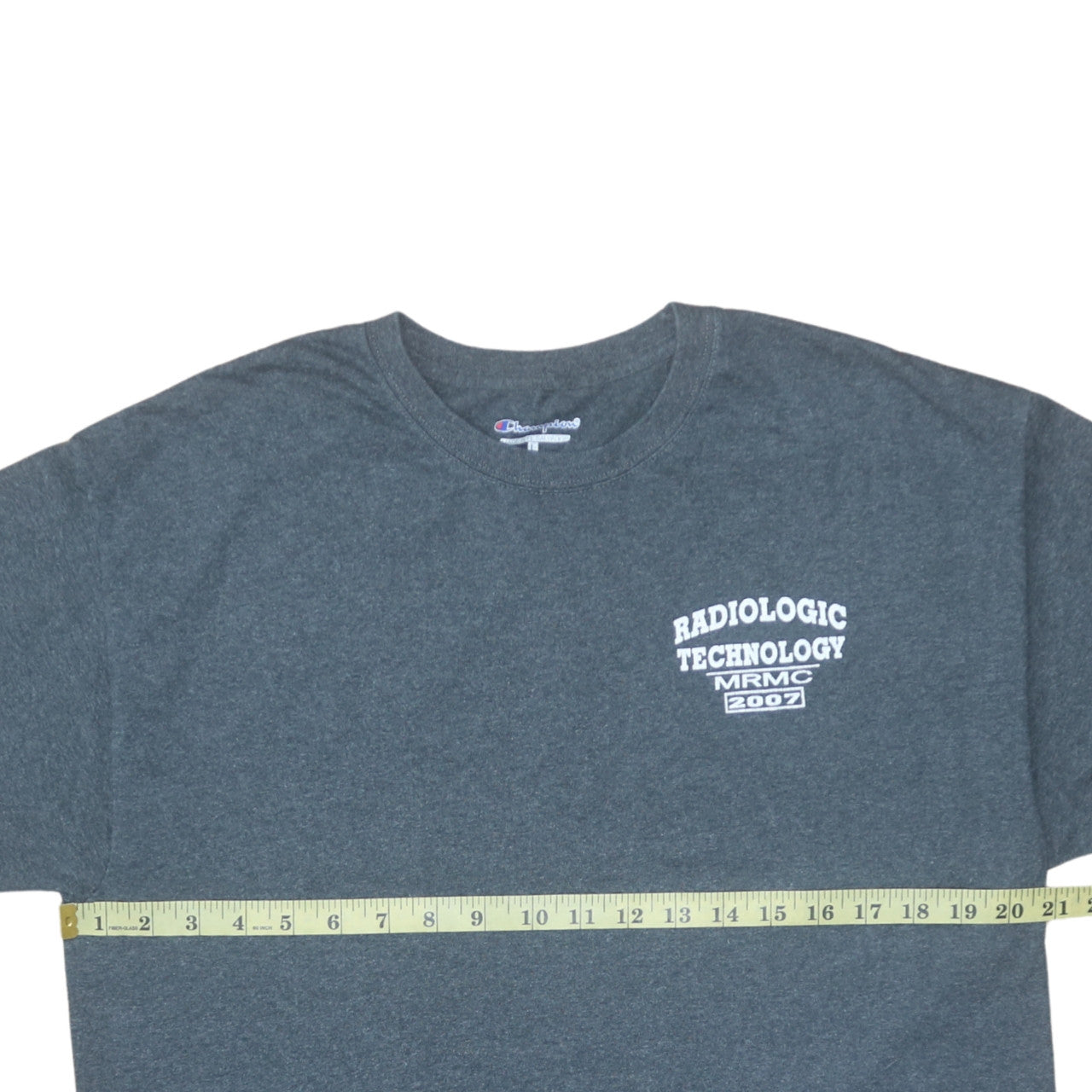 Champion Men's Grey Radiologic Technology Graphic T-Shirt Size L