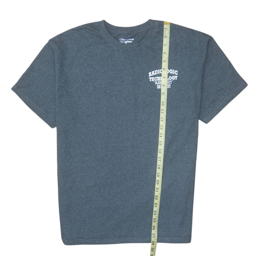 Champion Men's Grey Radiologic Technology Graphic T-Shirt Size L