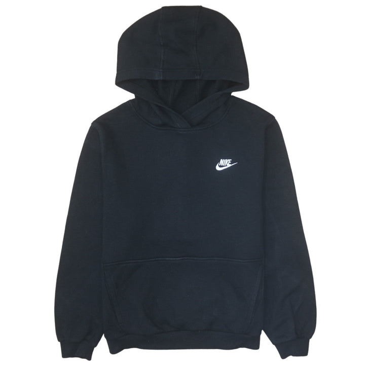 Nike Boys Black XL Pullover Hoodie Sweatshirt Fleece Lined Casual