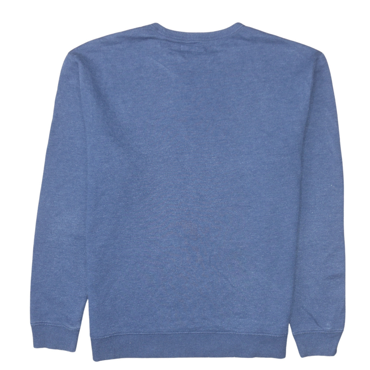 Lee Mens Blue Pullover Sweatshirt XL Crew Neck Logo Cotton Blend