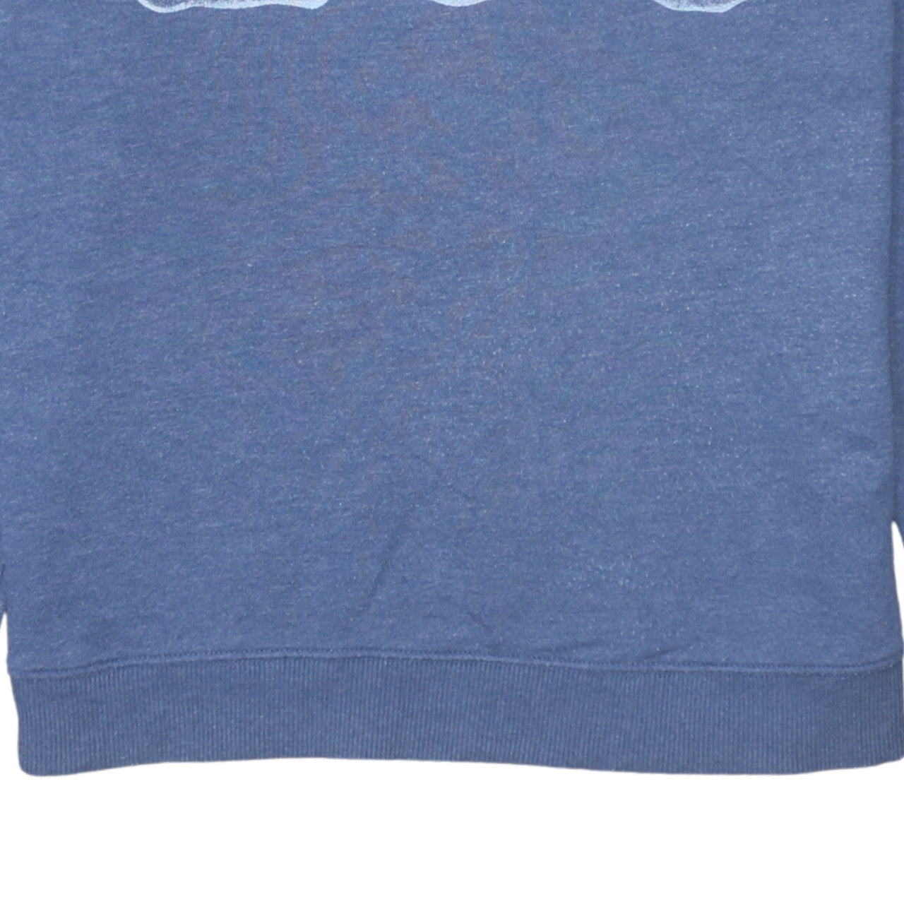 Lee Mens Blue Pullover Sweatshirt XL Crew Neck Logo Cotton Blend