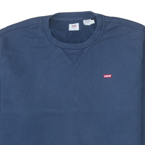 Levi's Men's Blue XL Pullover Crew Neck Sweatshirt