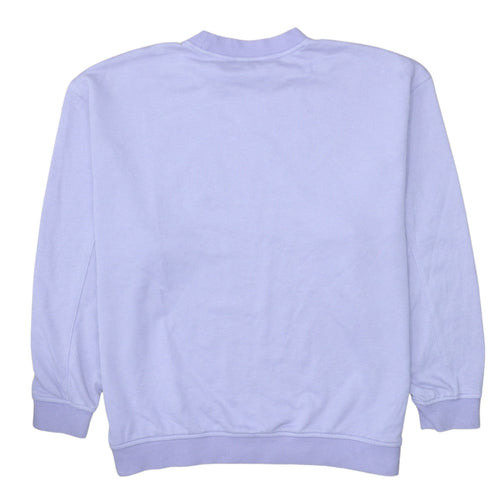 Adidas Women’s Lilac Sweatshirt Small Crew Neck Logo Cotton Blend