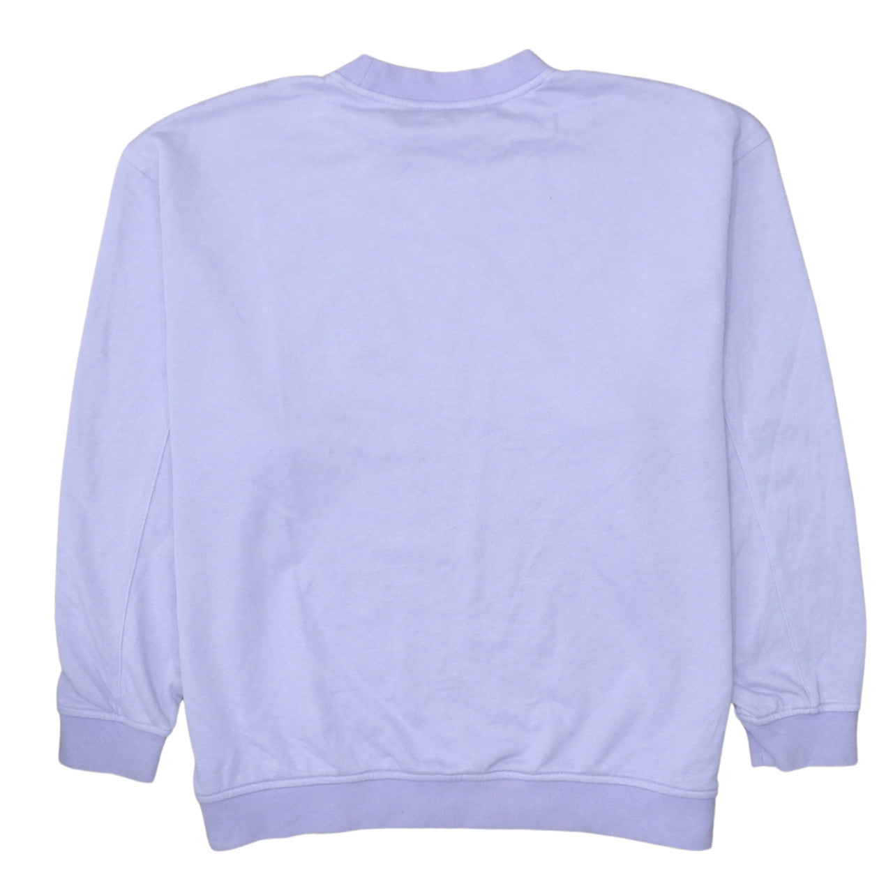 Adidas Women’s Lilac Sweatshirt Small Crew Neck Logo Cotton Blend