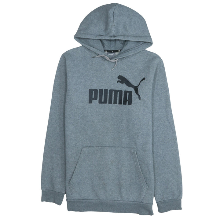 Puma Mens Grey Pullover Hoodie M Regular Fit Sportswear