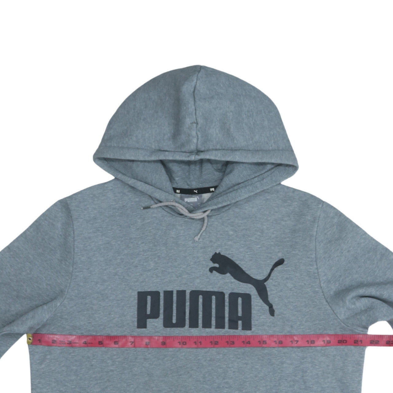 Puma Mens Grey Pullover Hoodie M Regular Fit Sportswear