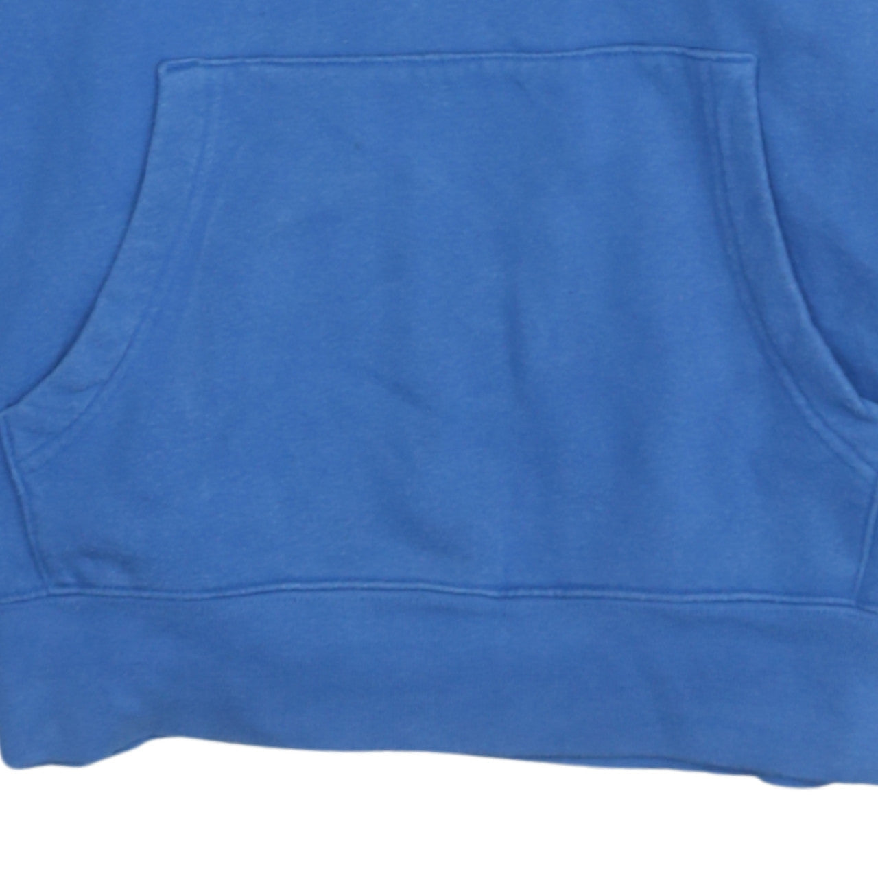 GAP Mens Blue Pullover Hoodie Medium Fleece Logo Sweatshirt