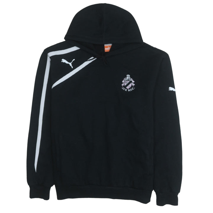 Puma Men's Black XL Pullover Hoodie Ayr RFC Fleece Sportswear
