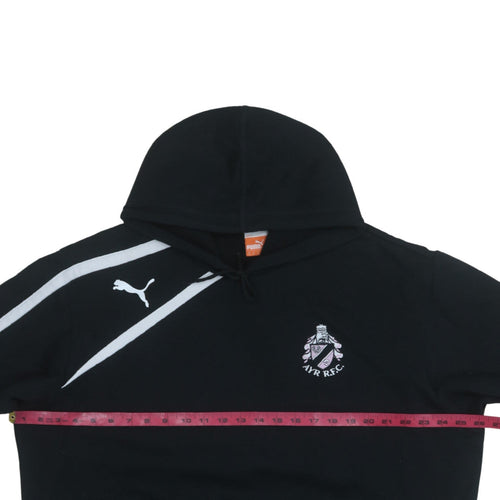 Puma Men's Black XL Pullover Hoodie Ayr RFC Fleece Sportswear