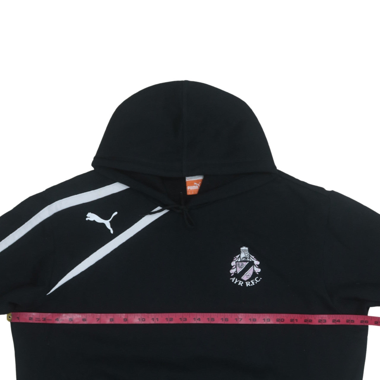 Puma Men's Black XL Pullover Hoodie Ayr RFC Fleece Sportswear
