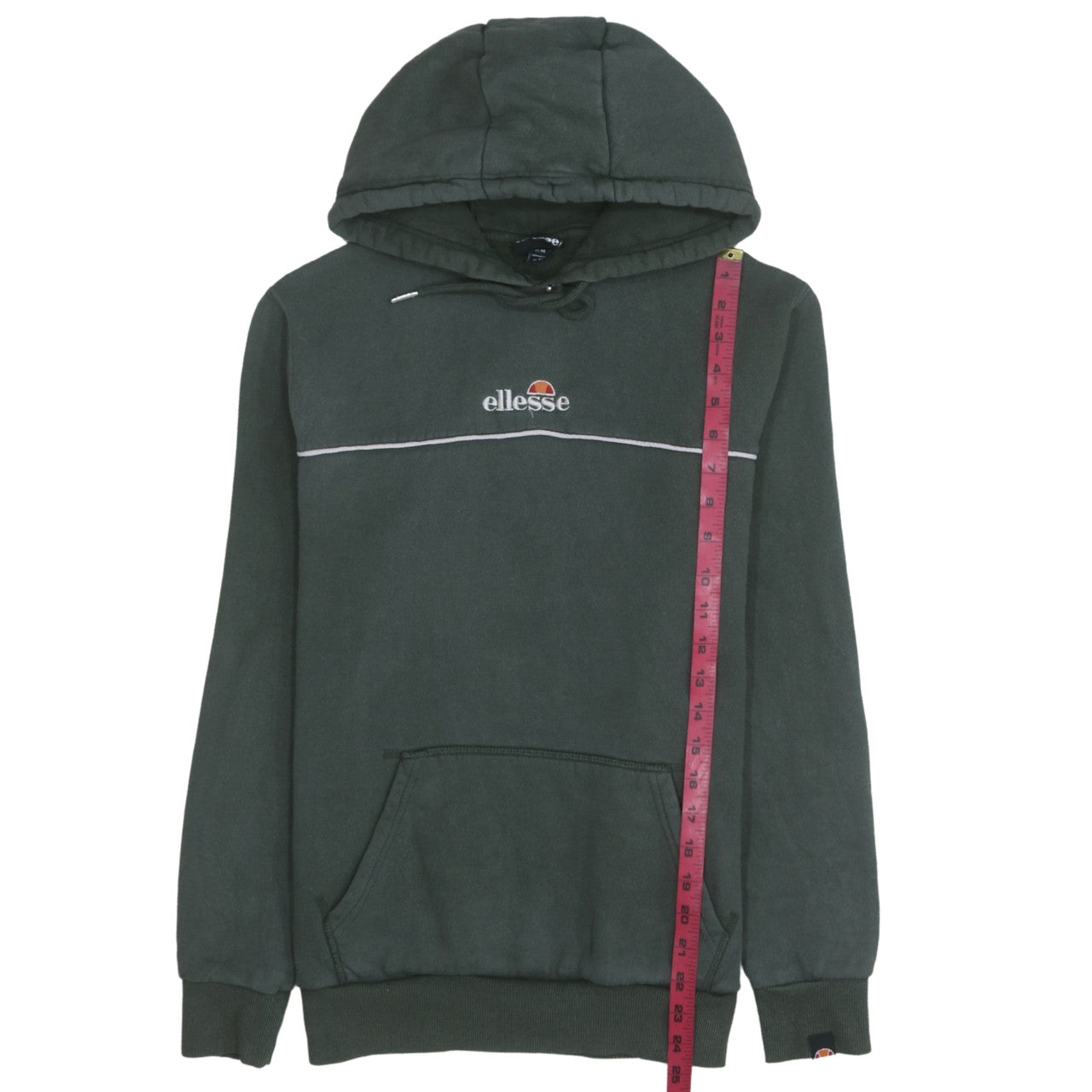 Ellesse Women’s Green Hooded Pullover Sweatshirt UK M