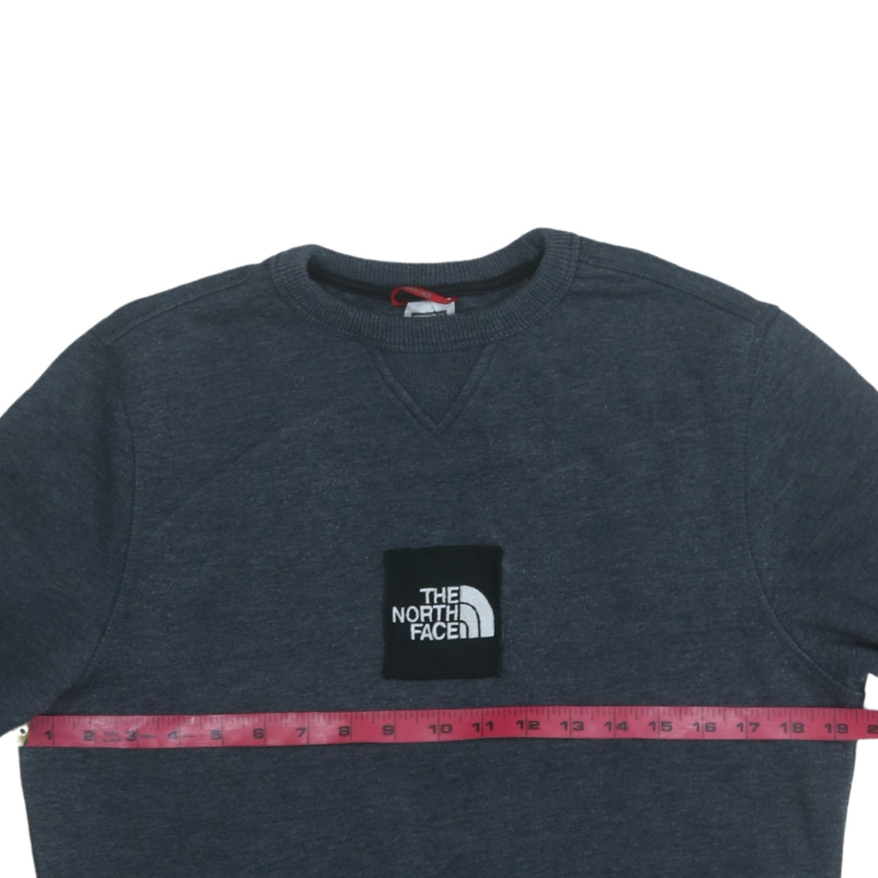 The North Face Men Blue Pullover Sweatshirt S Regular Fit Crew Neck