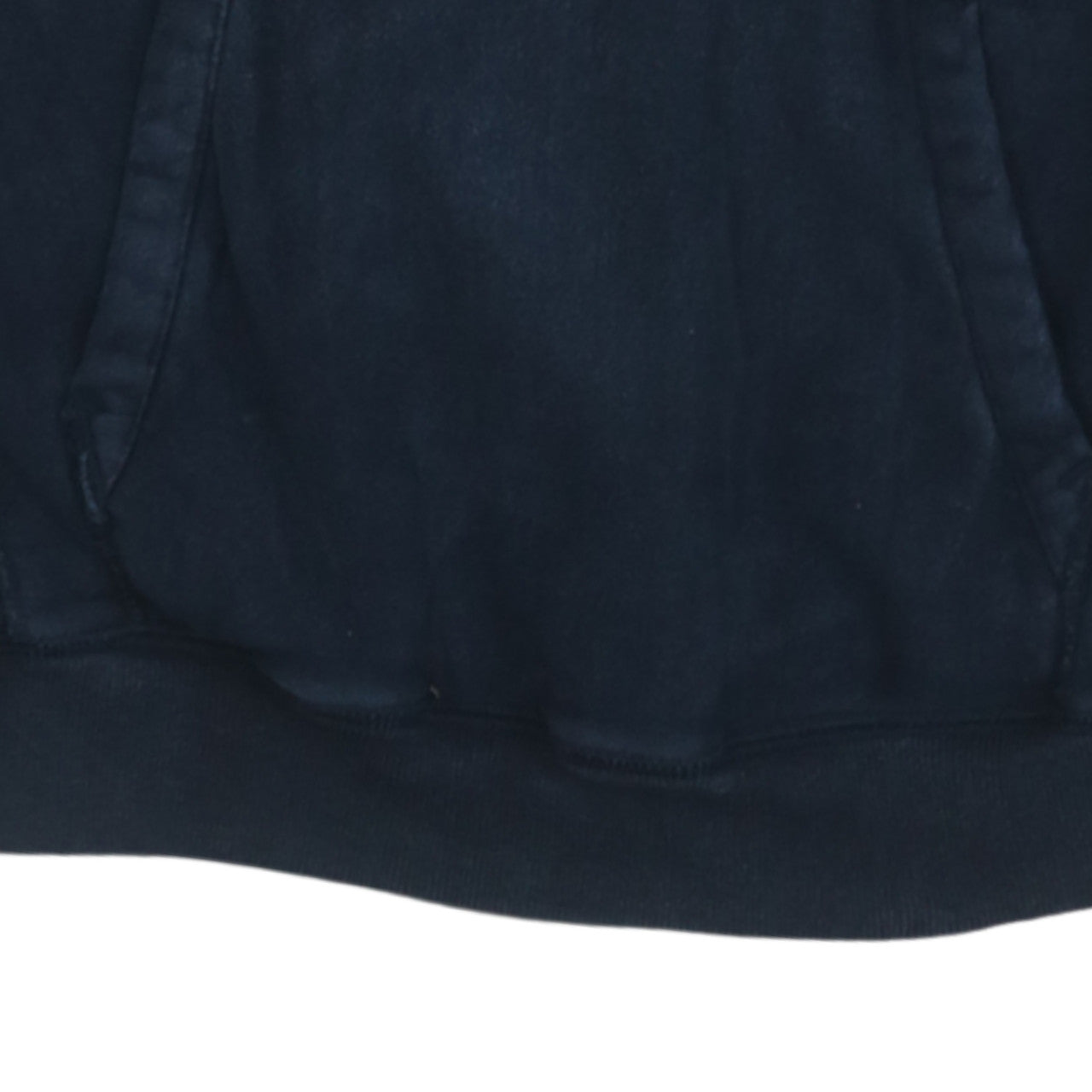 GAP Women Navy Blue Pullover Hoodie S Logo Embroidered Casual