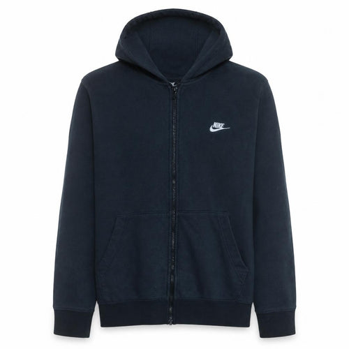 Nike Men's Black Full Zip Fleece Hoodie Size L Regular Fit