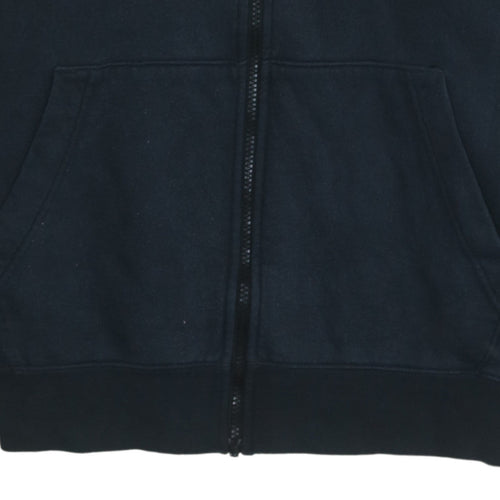 Nike Men's Black Full Zip Fleece Hoodie Size L Regular Fit