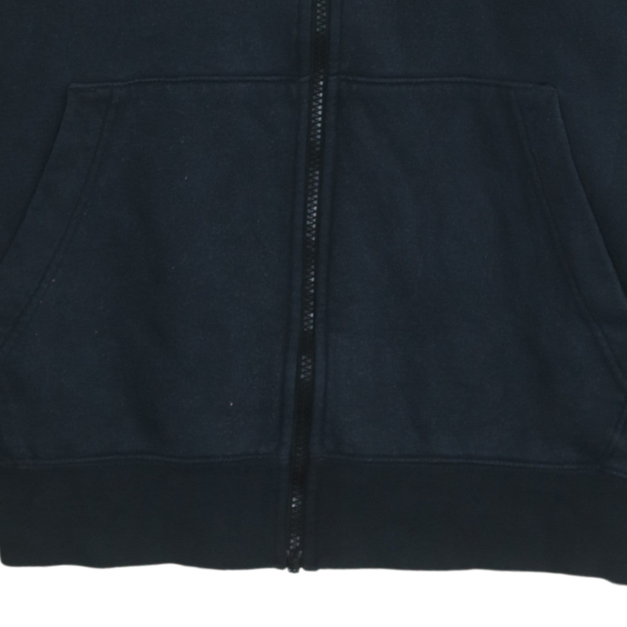 Nike Men's Black Full Zip Fleece Hoodie Size L Regular Fit
