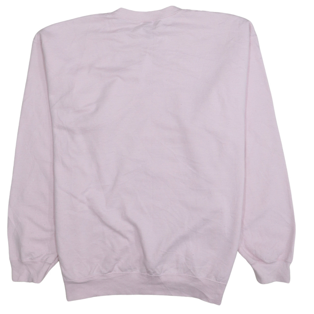 Gildan Women Pink Angel Dust Graphic Pullover Sweatshirt L