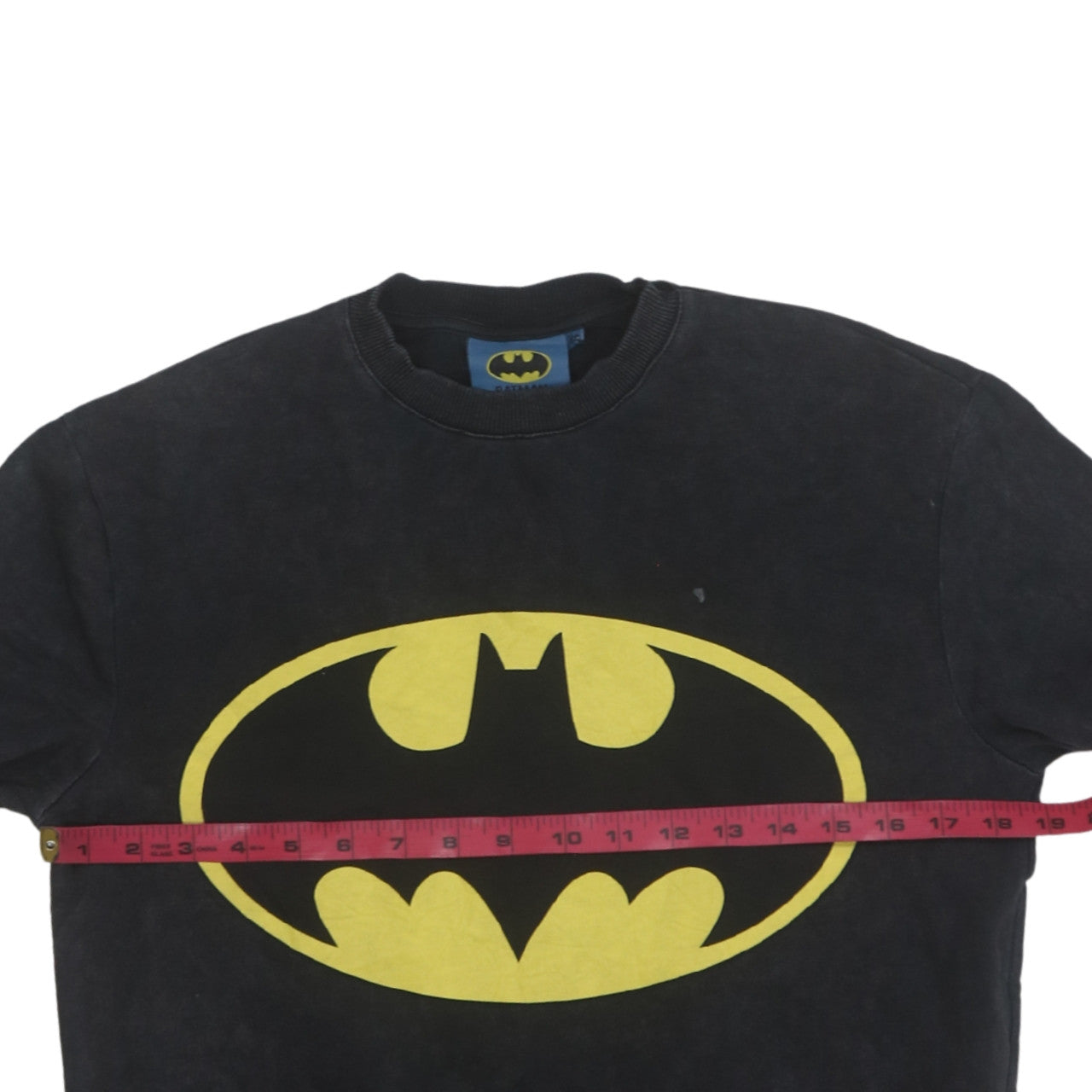 Cedar Wood State Men’s Black Batman Logo Pullover Sweatshirt XS