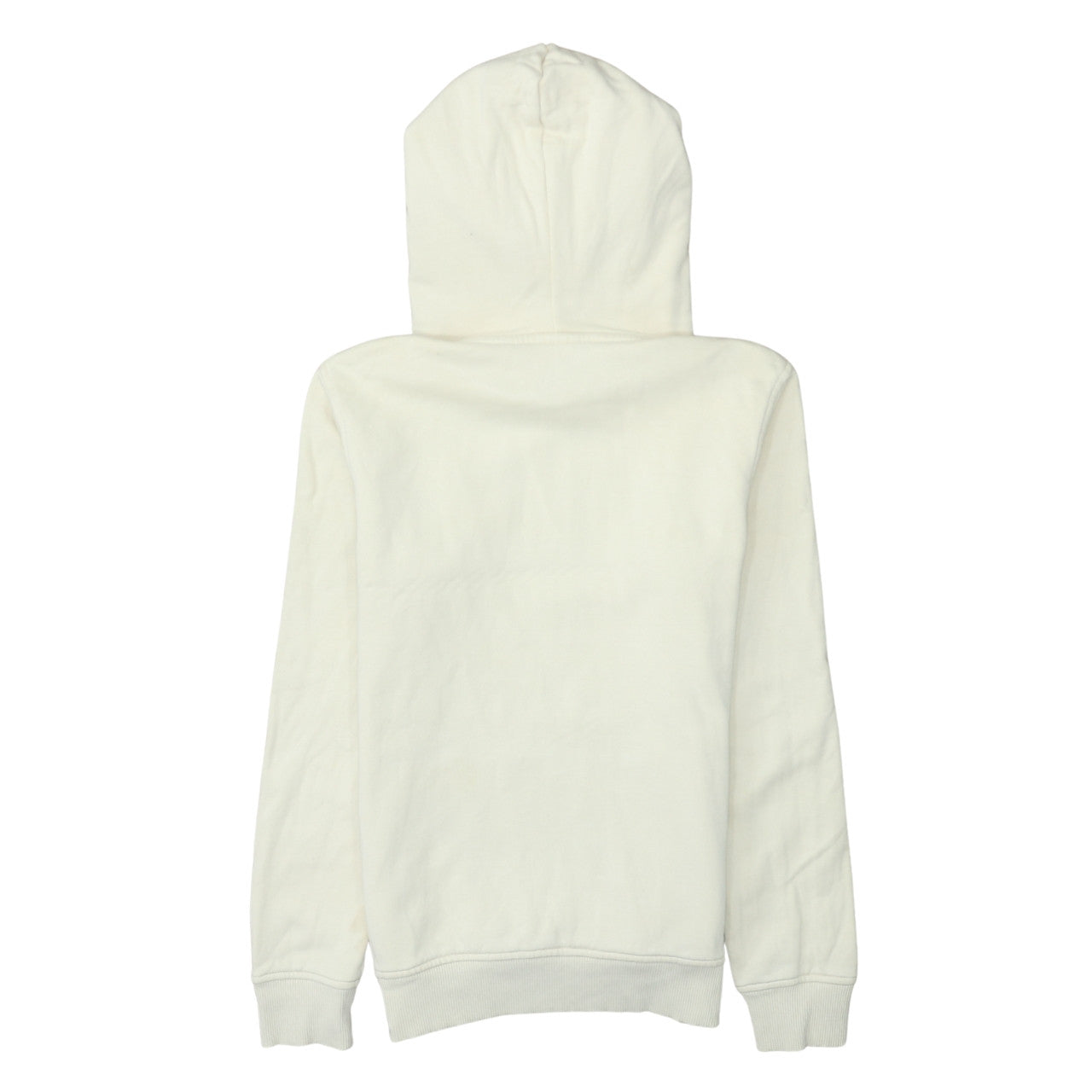 The North Face Girls Ivory Pullover Hoodie L Graphic Logo Cotton