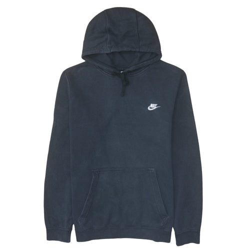 Nike Men's Black Pullover Hoodie L Regular Fit Fleece Sportswear