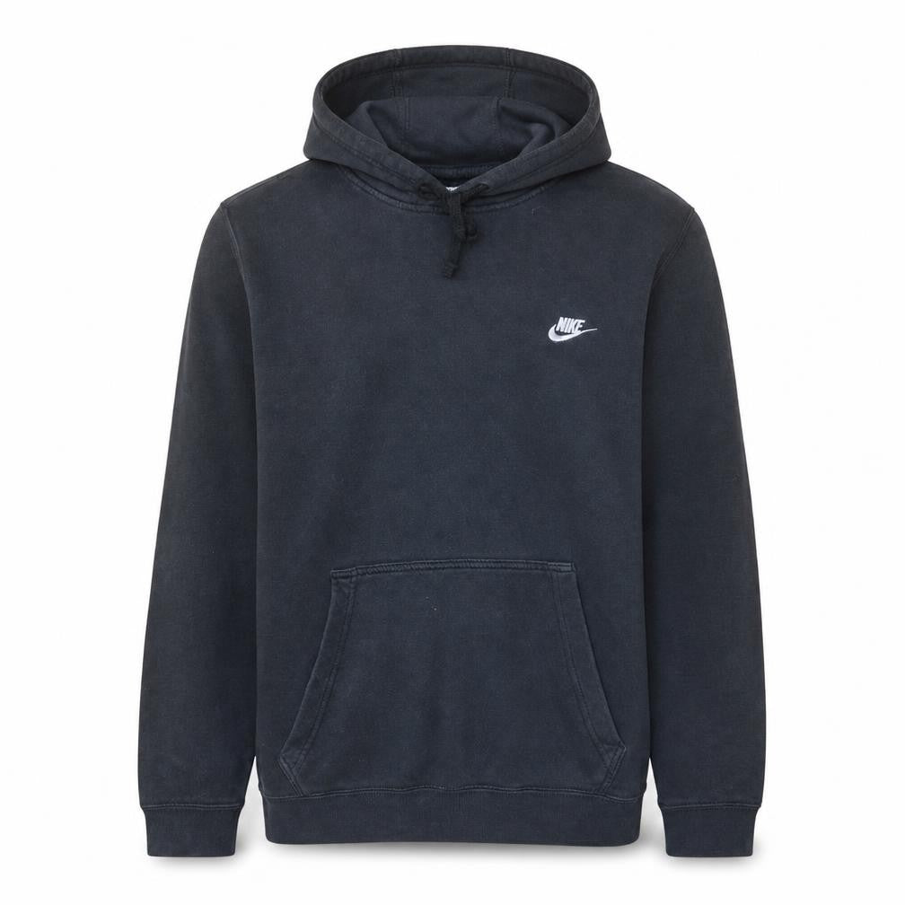 Nike Men's Black Pullover Hoodie L Regular Fit Fleece Sportswear