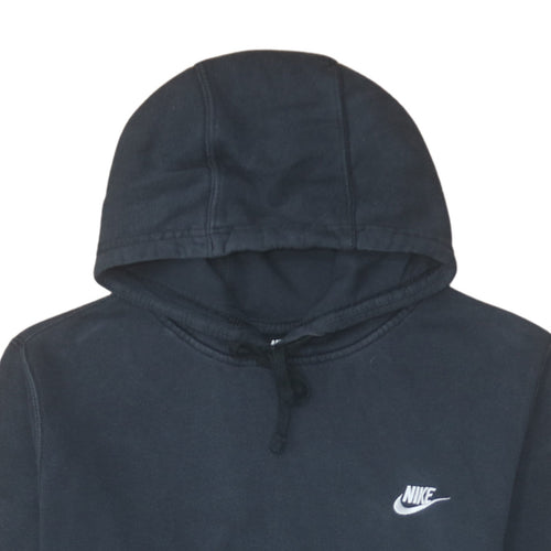 Nike Men's Black Pullover Hoodie L Regular Fit Fleece Sportswear