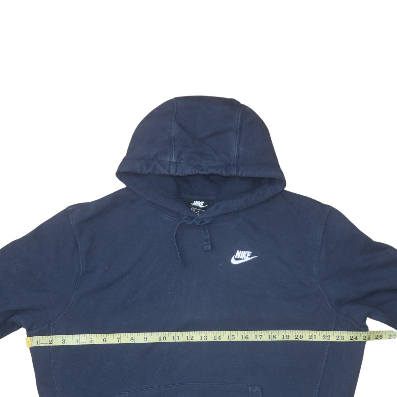 Nike Men's Blue Pullover Hoodie Medium Fleece Sweatshirt