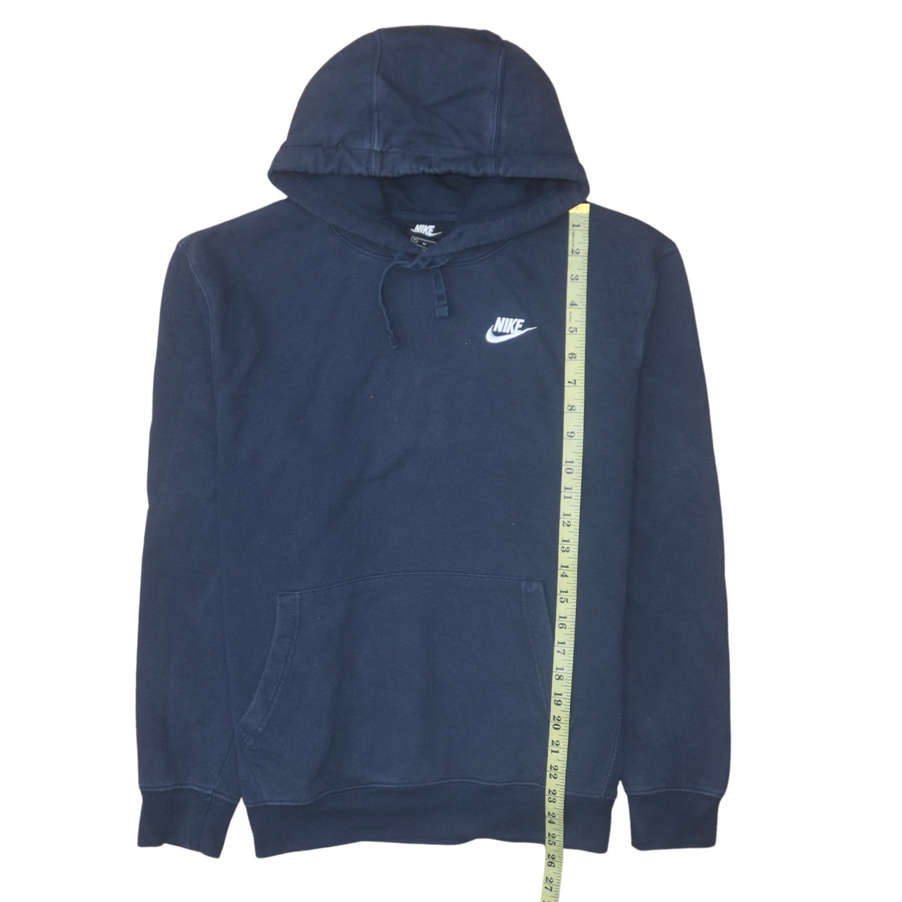 Nike Men's Blue Pullover Hoodie Medium Fleece Sweatshirt