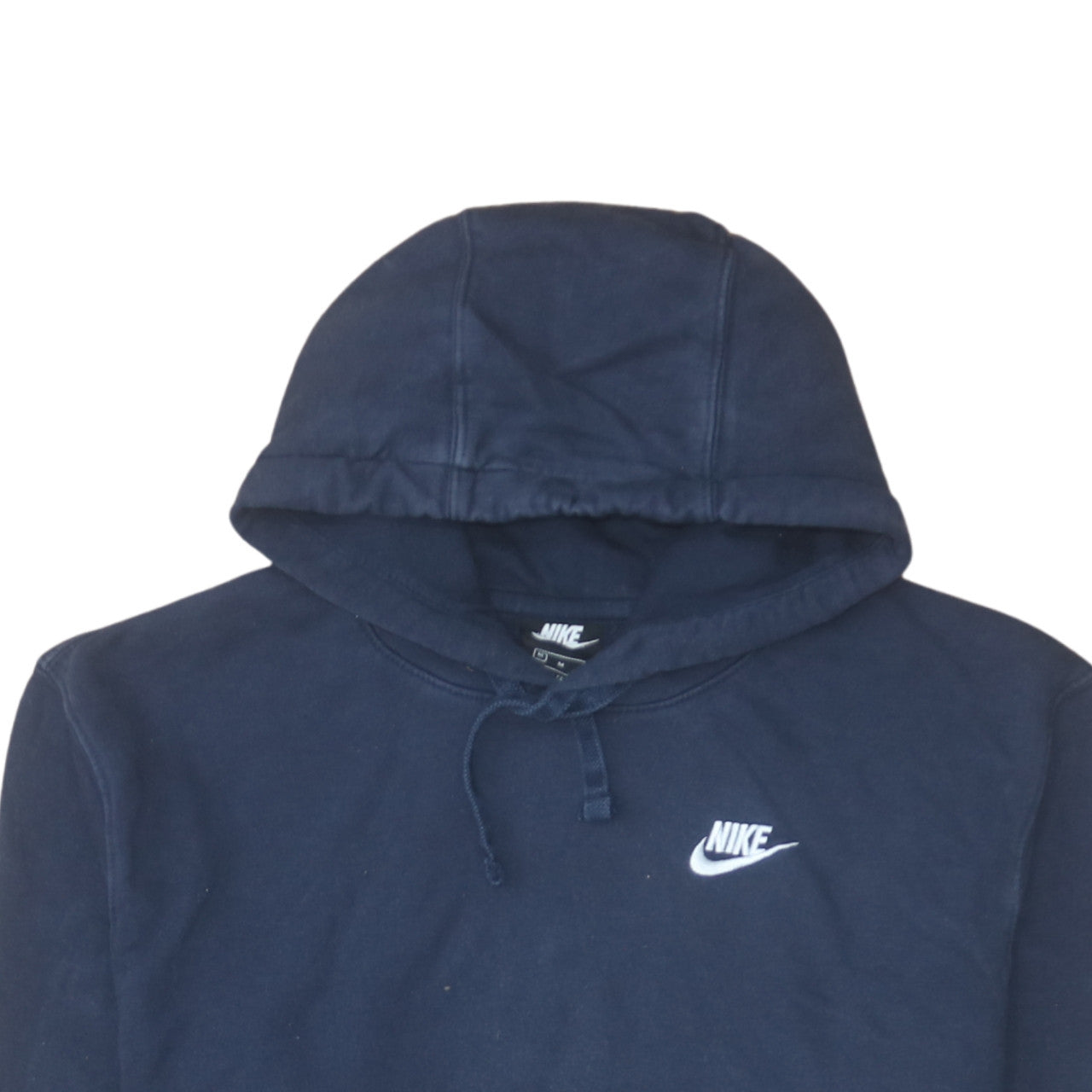 Nike Men's Blue Pullover Hoodie Medium Fleece Sweatshirt