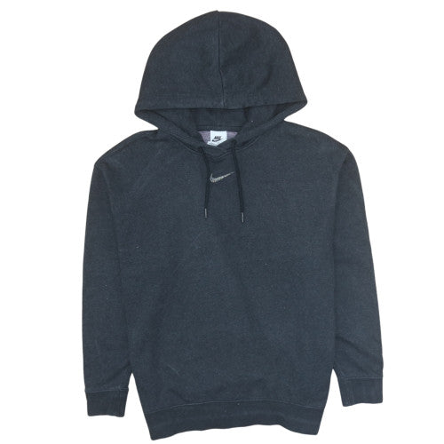 Nike Womens Black XS Pullover Hoodie Sweatshirt Cotton Blend