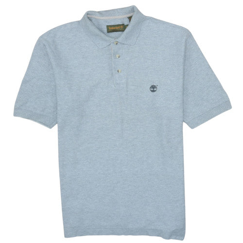 Timberland Men’s Grey Short Sleeve Cotton Polo Shirt Size L