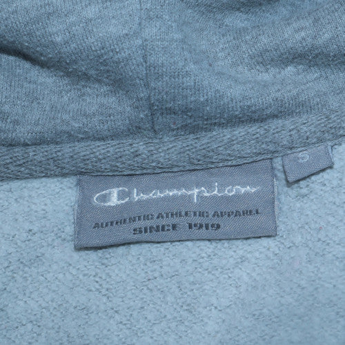 Champion Teens Grey Full Zip Hoodie S Sports Fleece Jacket