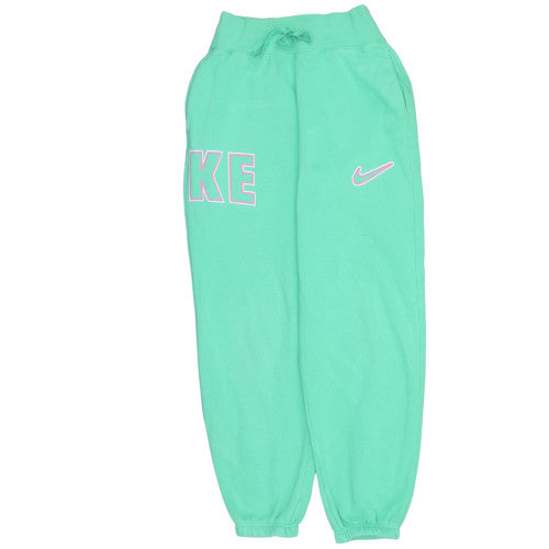 Nike Women's Green XS Jogger Sweatpants with Logo Detailing