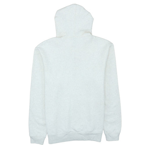 Gap Womens Beige Pullover Hoodie Small Cotton Blend Logo Casual