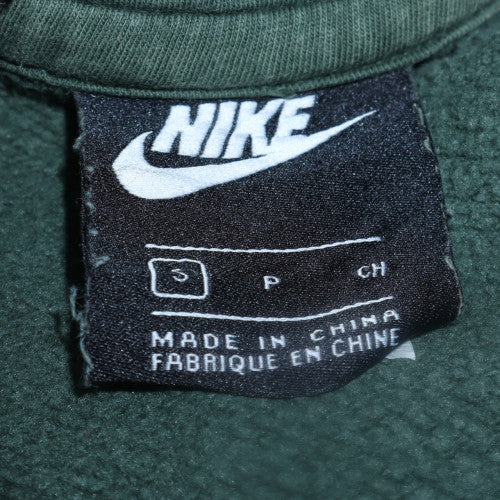 Nike Men's Green Pullover Hoodie Small Cotton Blend Fleece