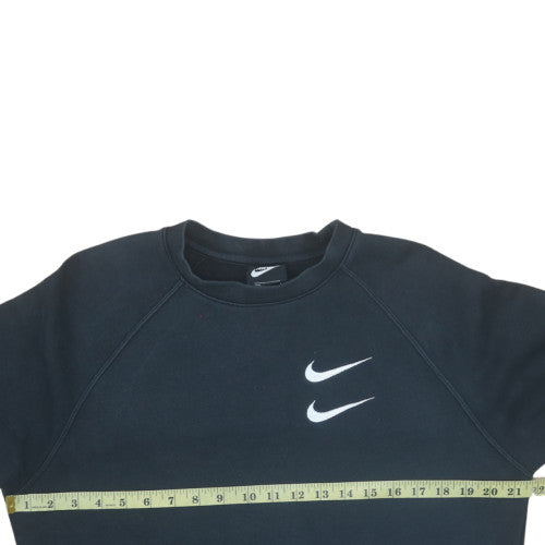 Nike Men's Black M Pullover Sweatshirt Crew Neck Logo Sportswear