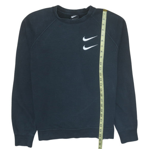 Nike Men's Black M Pullover Sweatshirt Crew Neck Logo Sportswear