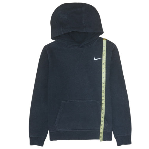 Nike Boys Black Pullover Hoodie XL 13-15 Years Cotton Blend Fleece Sweatshirt