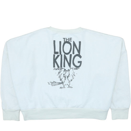 Disney Women White Lion King Pullover Sweatshirt Size L