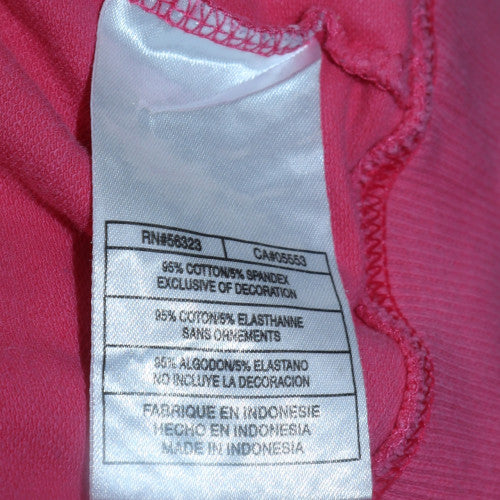 Nike Womens Pink Track Jacket Size 14 Full Zip Cotton Blend