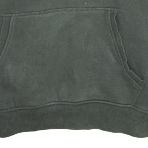 Ellesse Mens Green Pullover Hoodie L Fleece Logo Sportswear