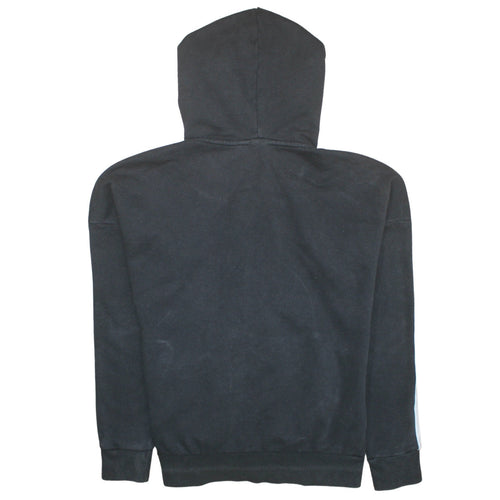 Adidas Women's Black Full Zip Hoodie Size 16-18 Lined Hooded Sweatshirt