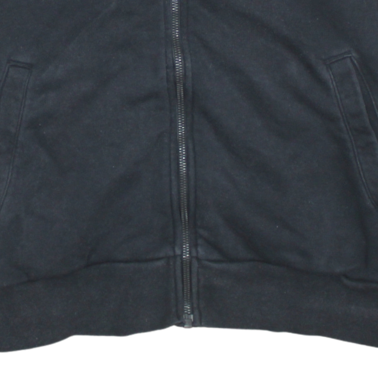 Adidas Women's Black Full Zip Hoodie Size 16-18 Lined Hooded Sweatshirt