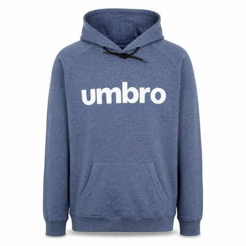 Umbro Men's Blue Pullover Hoodie Large Sports Fleece Sweatshirt