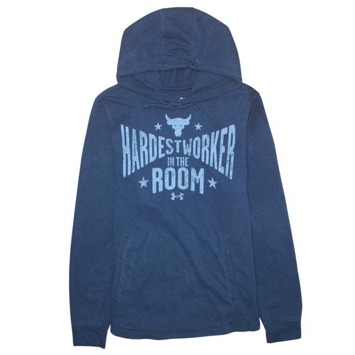 Under Armour Men's Blue Pullover Hoodie M Sports Graphic