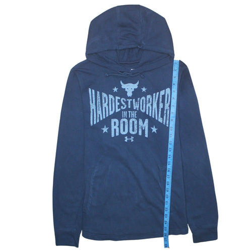 Under Armour Men's Blue Pullover Hoodie M Sports Graphic
