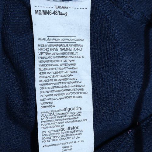 Under Armour Men's Blue Pullover Hoodie M Sports Graphic