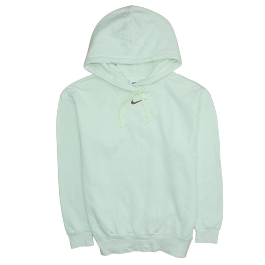 Nike Women's Mint Green Pullover Hoodie XS Cotton Blend