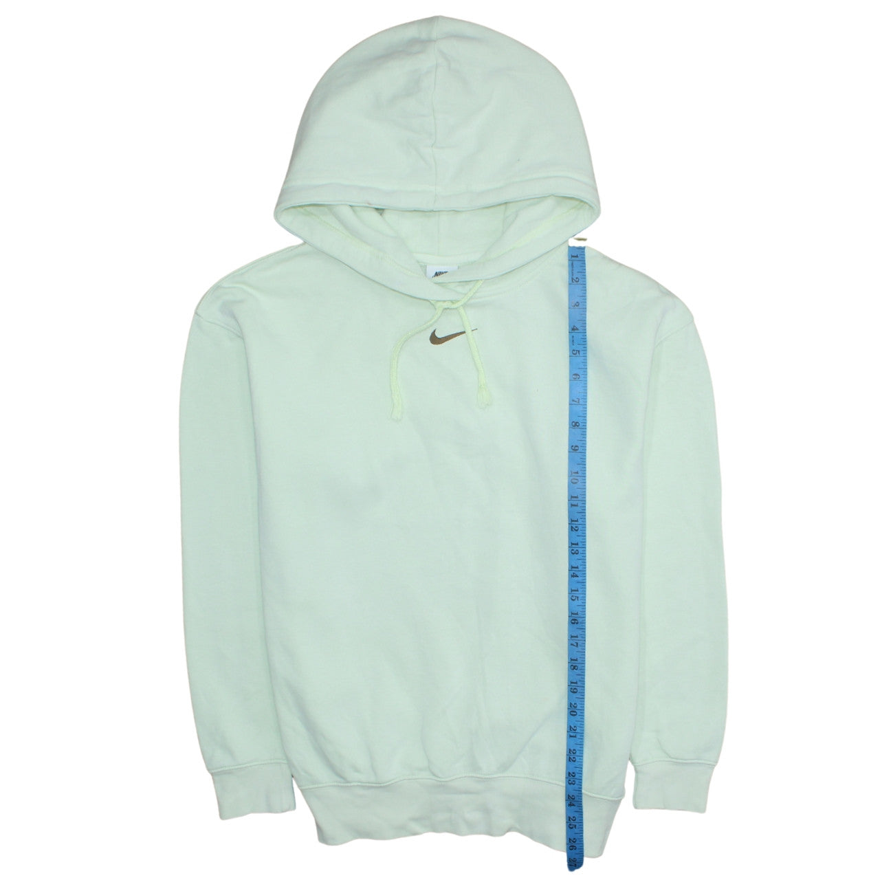 Nike Women's Mint Green Pullover Hoodie XS Cotton Blend